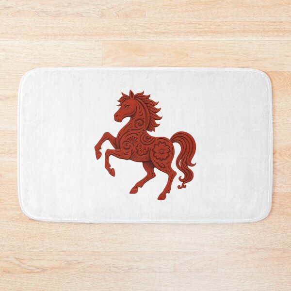 Item preview, Red Year of the Horse Papercraft Design designed and sold by Vendeloc.