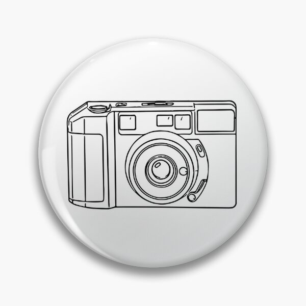 Item preview, 35mm Point and Shoot Film Camera Drawing 2 designed and sold by Film Camera Nerds.