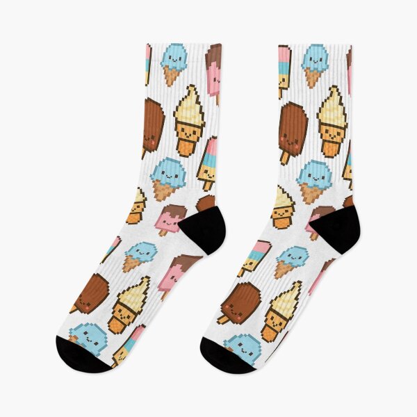Item preview, Kawaii Frozen Desserts Pattern | Cute Ice Cream, Popsicles & Sweet Treats Design designed and sold by Beezy-Kneez.