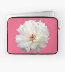 White Blossoms Laptop Sleeve