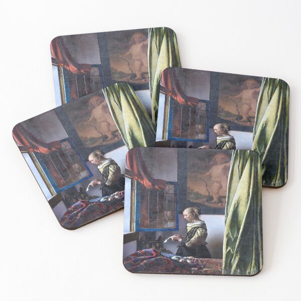 Item preview, Girl Reading a Letter at an Open Window, c.1657–59, Johannes Vermeer designed and sold by UBU-space.