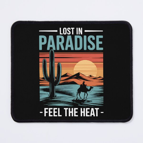 Item preview, Lost in Paradise – Retro Desert Camel Rider Feel the Heat Travel designed and sold by Taans-Creation.