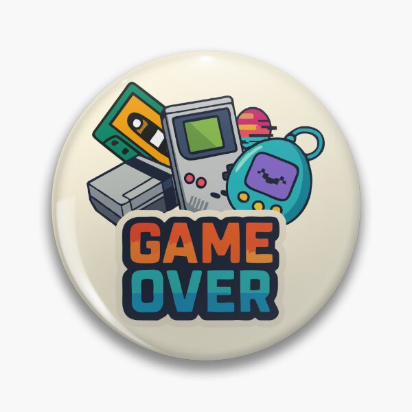 Item preview, Game Over Vibes – Retro Tech & Pixel Nostalgia designed and sold by SanPedroArt.