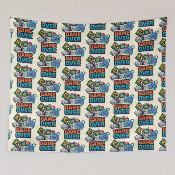 Item preview, Game Over Vibes – Retro Tech & Pixel Nostalgia designed and sold by SanPedroArt.