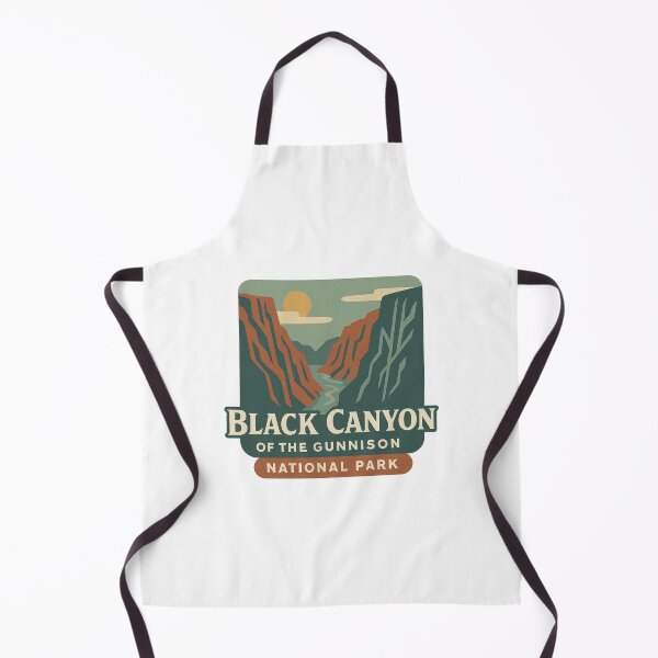 Item preview, Black Canyon of the Gunnison National Park Retro Design designed and sold by Vendeloc.