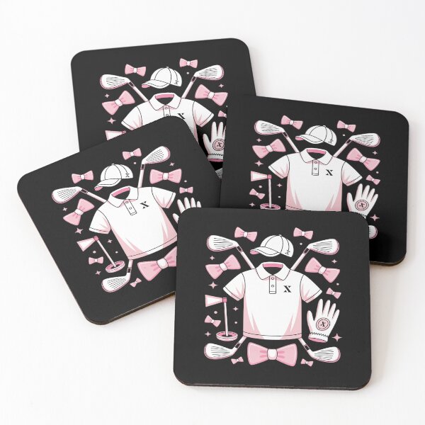 Item preview, Girly Golf with Bows and Clubs Pink Golf Girl Summer designed and sold by tabdejinti.