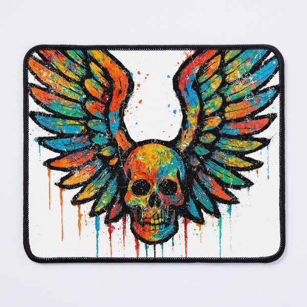Item preview, Winged Skull - For Light Backgrounds designed and sold by Probably Fine Designs.