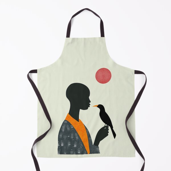 Item preview, The Bird Whisperer – Modern Afro-Boho Minimalist Art designed and sold by bonaise.