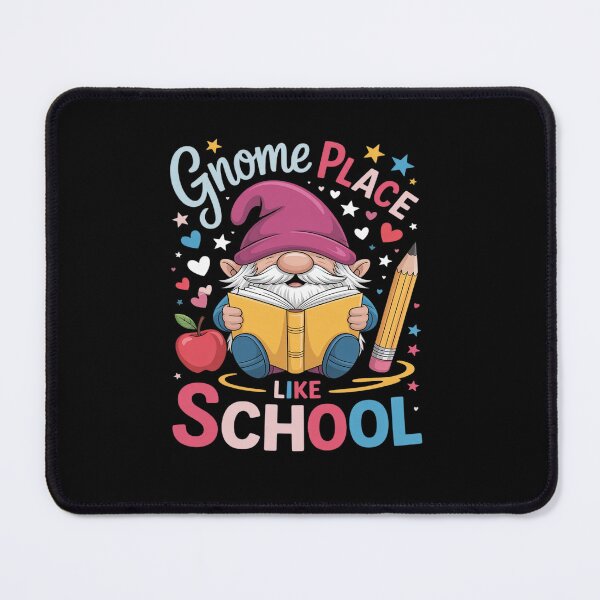 Item preview, Gnome Place Like School Colorful Gnome Lover Teacher Student designed and sold by tabdejinti.