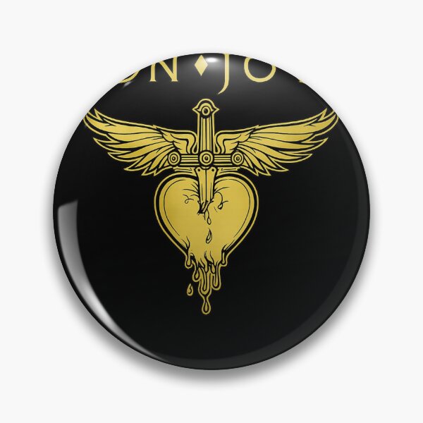 Item preview, Bon Jovi Winged Heart Logo designed and sold by riecounrare1984.