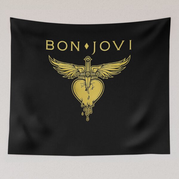 Item preview, Bon Jovi Winged Heart Logo designed and sold by riecounrare1984.