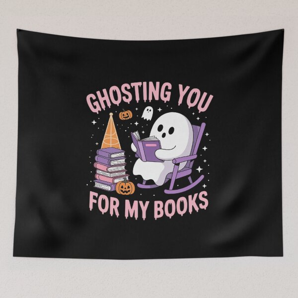 Item preview, Books Lovers Halloween Reading Bookworm designed and sold by marcusry.