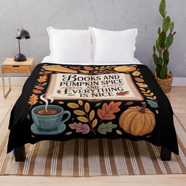Item preview, Books and Pumpkin Spice Cute Fall Aesthetic designed and sold by FranzFriesen.