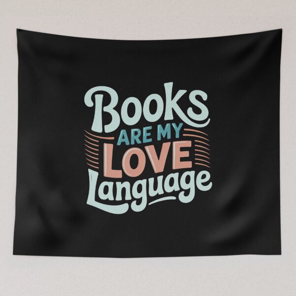 Item preview, Books Are My Love Language Reading Lovers designed and sold by DrewLeuschke.