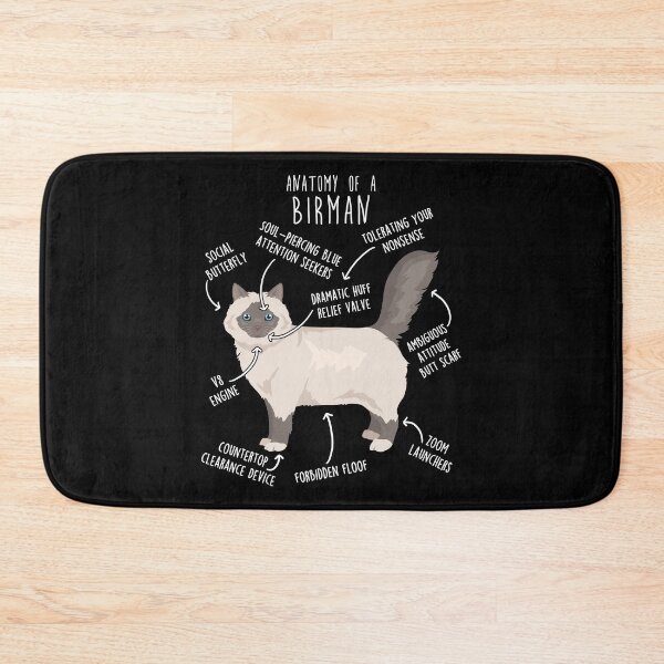 Item preview, Lilac Point Birman Cat Anatomy designed and sold by Clara Hollins.
