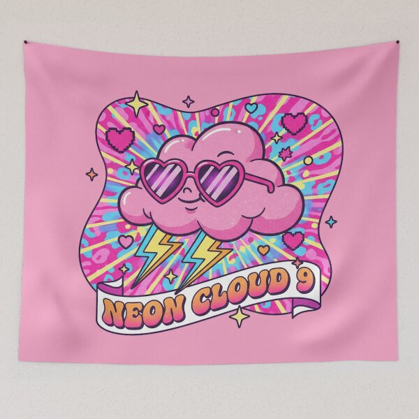 Item preview, Pink Cloud with Heart Glasses designed and sold by EsenciaZen.