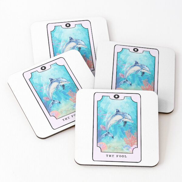 Item preview, The Fool - Dolphin Tarot Card designed and sold by MadsMarket.