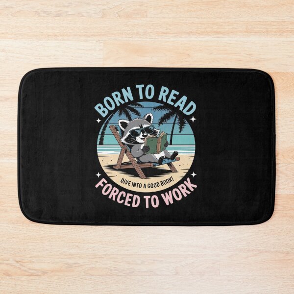 Item preview, Bookish Bookworm Funny Raccoon Reading Book designed and sold by DrewLeuschke.