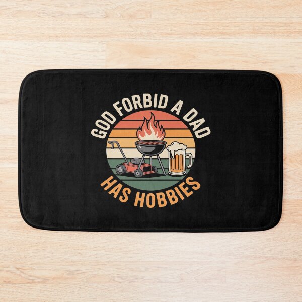 Item preview, God Forbid A Dad Has Hobbies BBQ Father's Day designed and sold by ticlitule.
