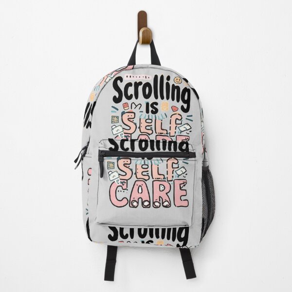 Item preview, Scrolling is Self Care - Cute Doodle Art designed and sold by ConfuseLab Shop.