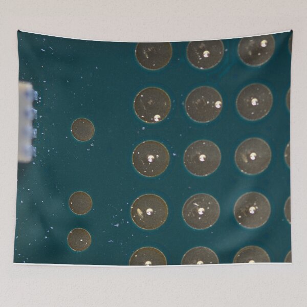 Item preview, Printed Circuit Board Test Pads Under the Microscope designed and sold by Petalgrain.