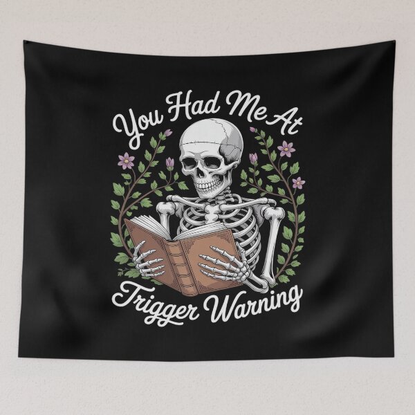Item preview, Bookish Funny Skeleton Book Lovers Librarian designed and sold by AmparoBoyle.