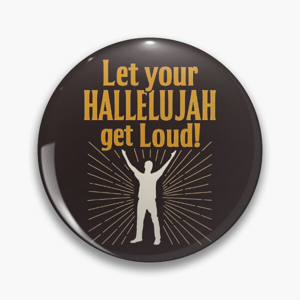 Item preview, Inspirational Hallelujah Celebration Artwork designed and sold by CoffeeNJesus.