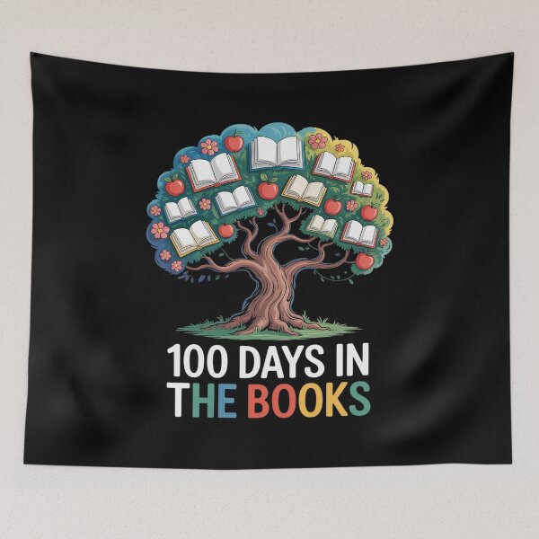 Item preview, Book Reading Teacher 100th Day of School designed and sold by marcusry.