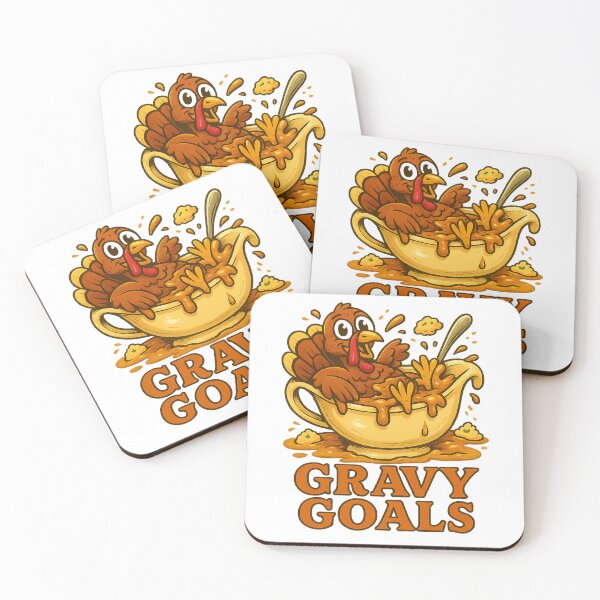 Item preview, Gravy Goals — Funny Turkey Thanksgiving Chaos Design designed and sold by FluffyCreative.