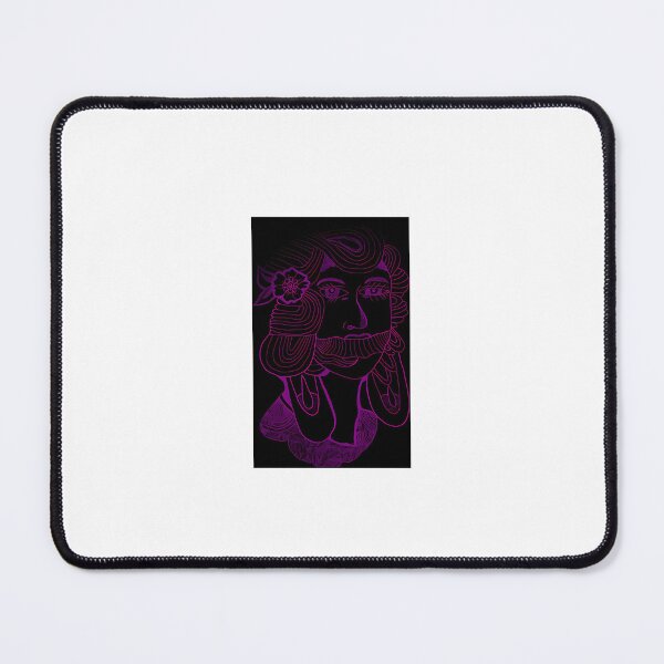 Item preview, Neon Dusk Purple Line Portrait designed and sold by Ericdmytrust.