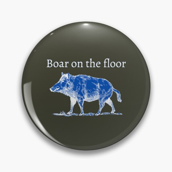 Item preview, Boar on the floor succession qoute blue designed and sold by JoelCarter7.