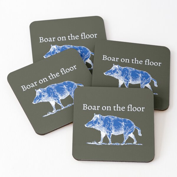 Item preview, Boar on the floor succession qoute blue designed and sold by JoelCarter7.
