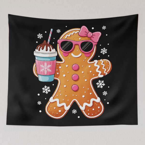 Item preview, Bougie Gingerbread Hot Chocolate Cocoa Women Girl Christmas  designed and sold by WayTBeenkenArt.