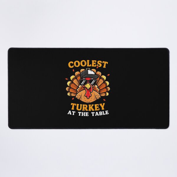 Item preview, Coolest Turkey At Table Thanksgiving Fall designed and sold by JEFDodsonArt.