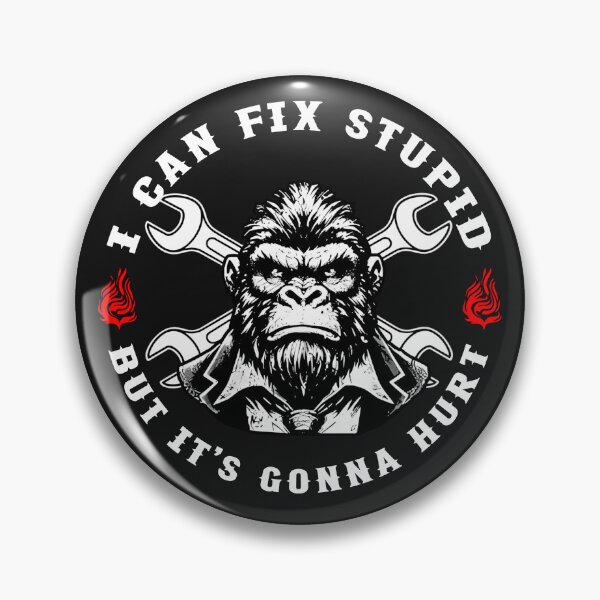 Item preview, Fix Stupid Gorilla Mechanic Shirt designed and sold by LashondaGreen89.