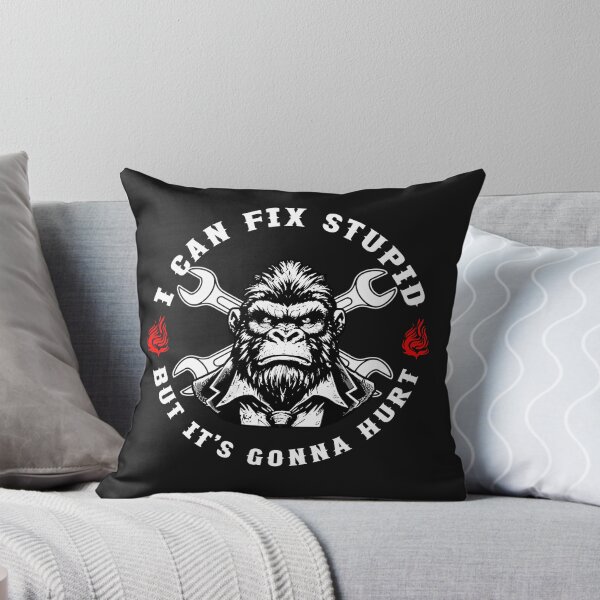 Item preview, Fix Stupid Gorilla Mechanic Shirt designed and sold by LashondaGreen89.