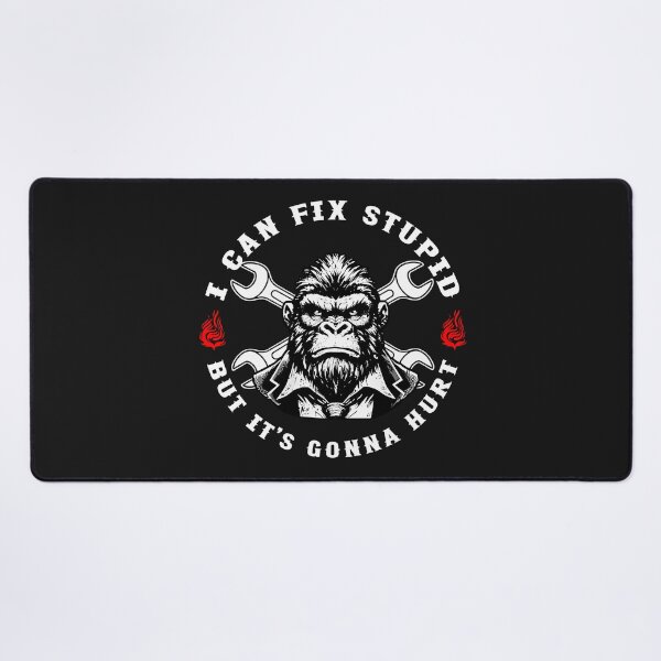 Item preview, Fix Stupid Gorilla Mechanic Shirt designed and sold by LashondaGreen89.