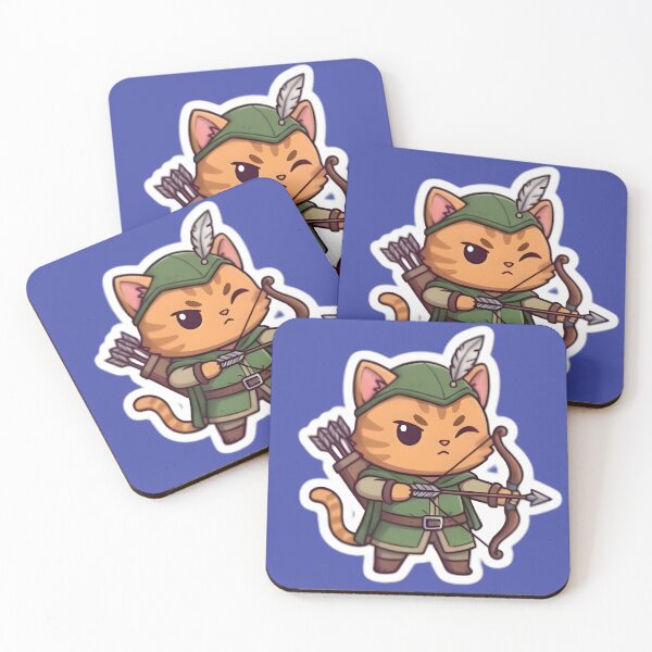 Item preview, Chibi Fantasy RPG Cat Party : Archer designed and sold by AnimalDesingLab.