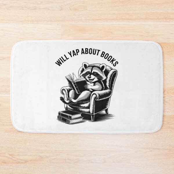 Item preview, Book Bookworm Reader Reading Yapping Raccoon designed and sold by FranzFriesen.