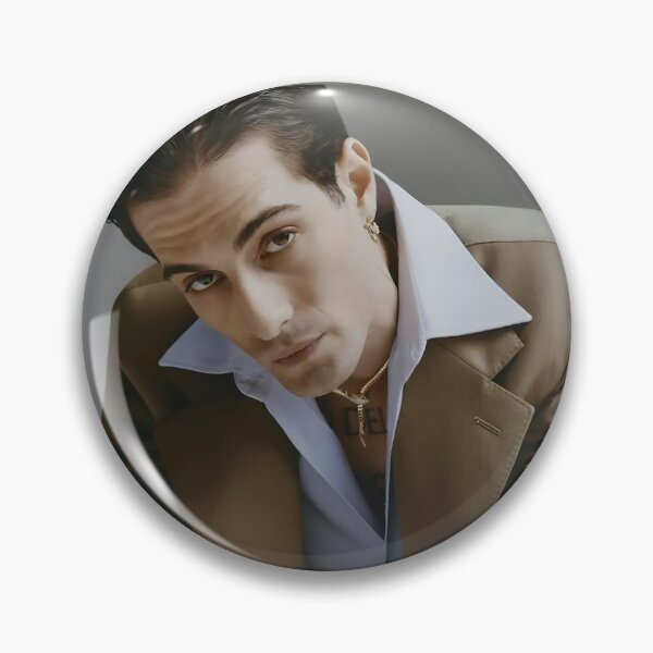 Item preview, Damiano David – Modern Rock Icon Portrait with Bold Elegance designed and sold by zulenekbedf.