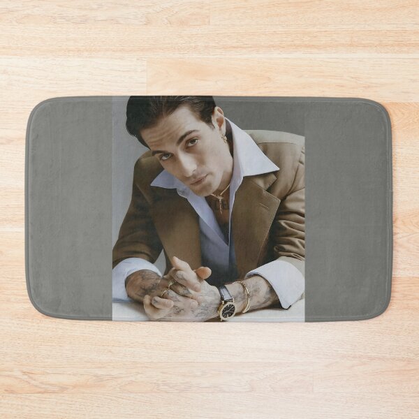 Item preview, Damiano David – Modern Rock Icon Portrait with Bold Elegance designed and sold by zulenekbedf.
