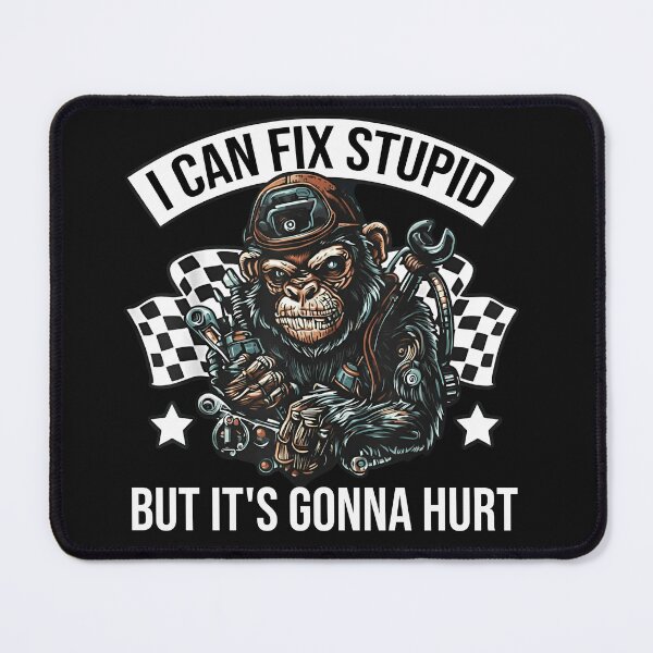 Item preview, Racing Chimp Fix Stupid T-Shirt designed and sold by LashondaGreen89.
