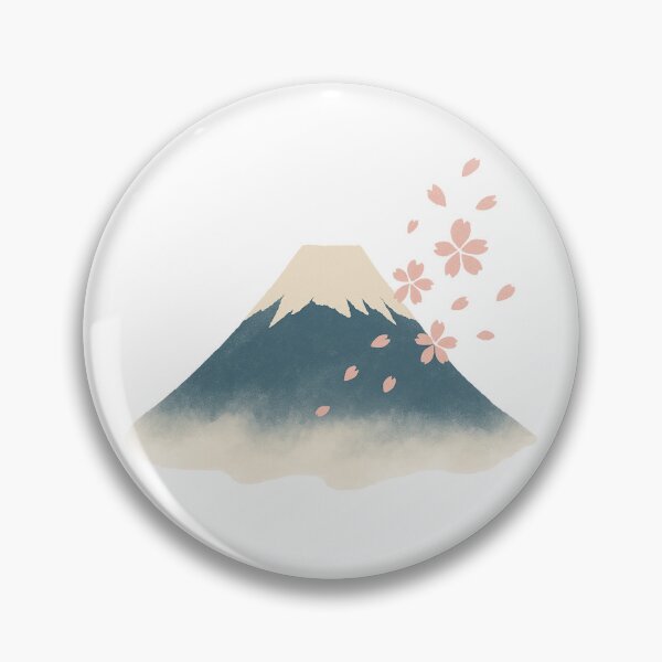 Item preview, Mountain Form — Sakura in the Mist designed and sold by Lazy-Genius-Co.