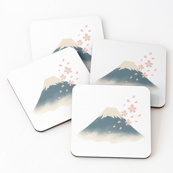 Item preview, Mountain Form — Sakura in the Mist designed and sold by Lazy-Genius-Co.