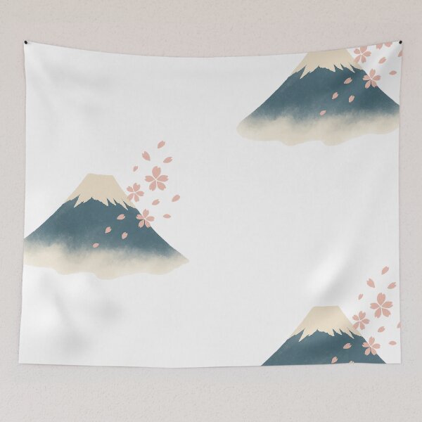 Item preview, Mountain Form — Sakura in the Mist designed and sold by Lazy-Genius-Co.