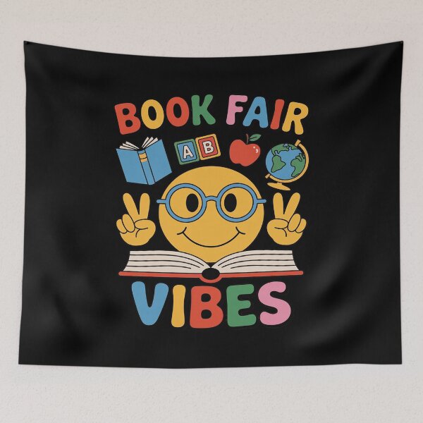 Item preview, Book Fair Vibes Teacher Librarian School Reading Book Lover designed and sold by marcusry.