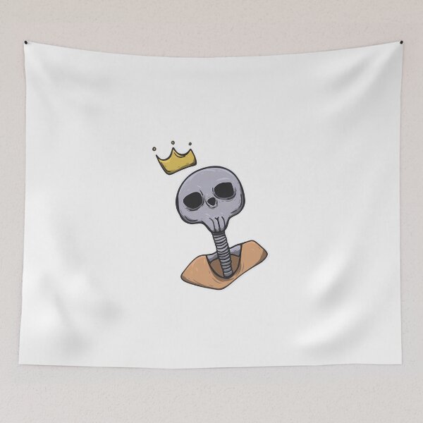 Item preview, King Of The Bones - Humorous Skull Graphic designed and sold by TheresAgosto.