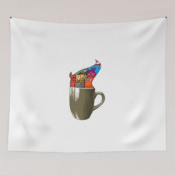 Item preview, Caffeine Rush Doodle Art  designed and sold by TheresAgosto.