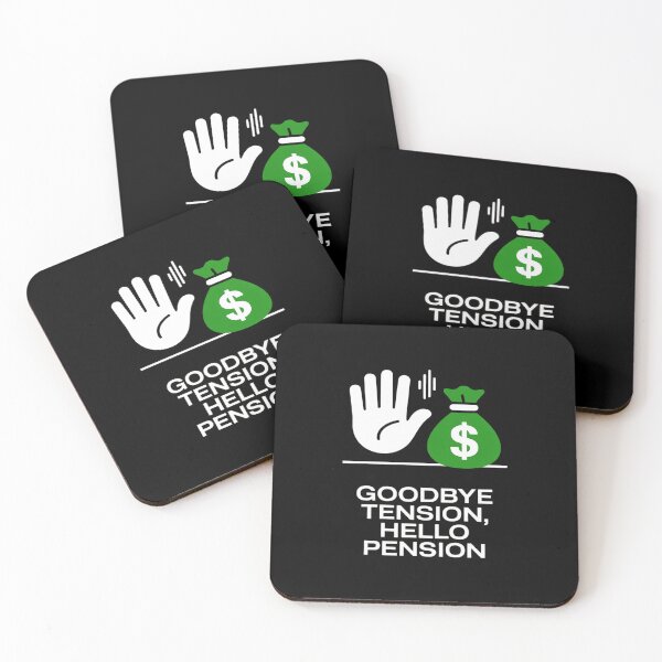 Item preview, Goodbye Tension Hello Pension - Fun Retirement designed and sold by BiellaSar.