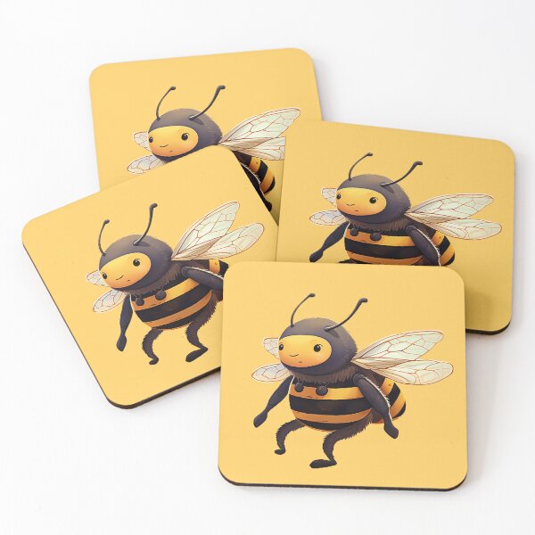 Item preview, Bumblebee Adventure: Cartoon-Style Hand-Drawn Illustration designed and sold by PaintbrushPlace.